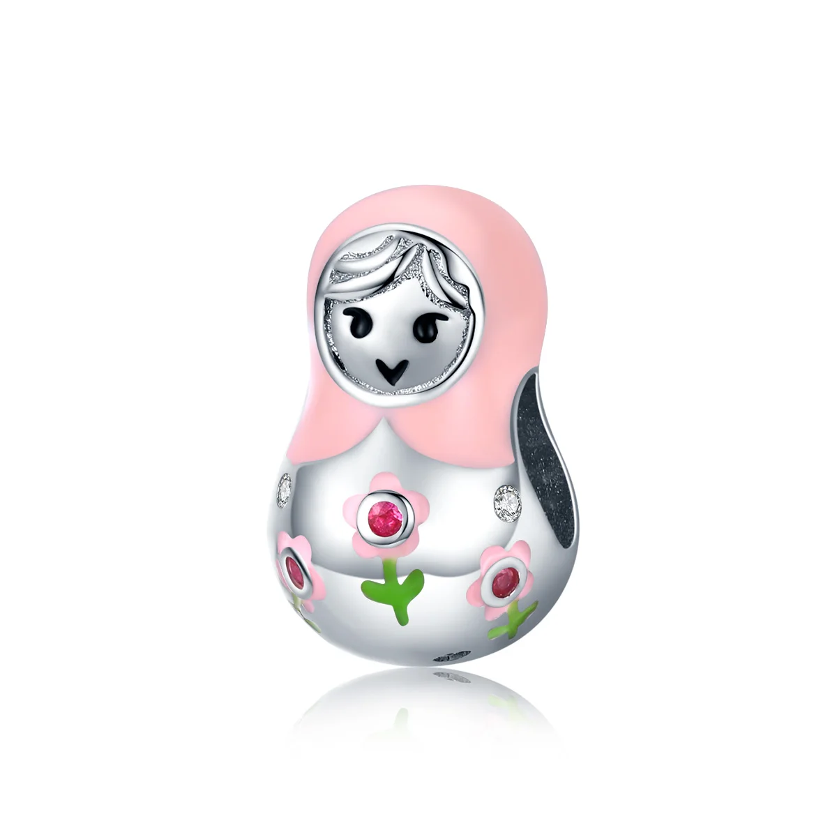 BAMOER Enamel Charm for Jewelry Making Russian Dolls Charm Bracelet Silver 925 Original Breloque Valentines Day Gift SCC1435
BAMOER Enamel Charm for Jewelry Making Russian Dolls Charm Bracelet Silver 925 Original Breloque Valentines Day Gift SCC1435