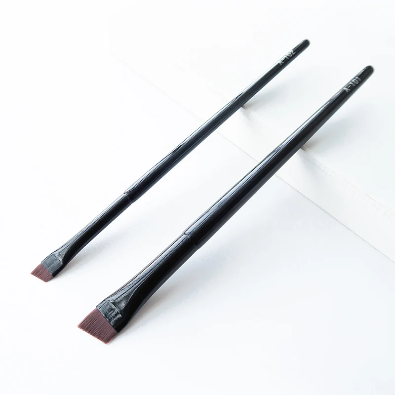 Customizable Logo Ultra-fine Eyeliner Brush Eyebrow Pencil A101 Slant Sharp Thin Eyeliner Tool Eyebrow Brushes, Black
Customizable Logo Ultra-fine Eyeliner Brush Eyebrow Pencil A101 Slant Sharp Thin Eyeliner Tool Eyebrow Brushes, Black