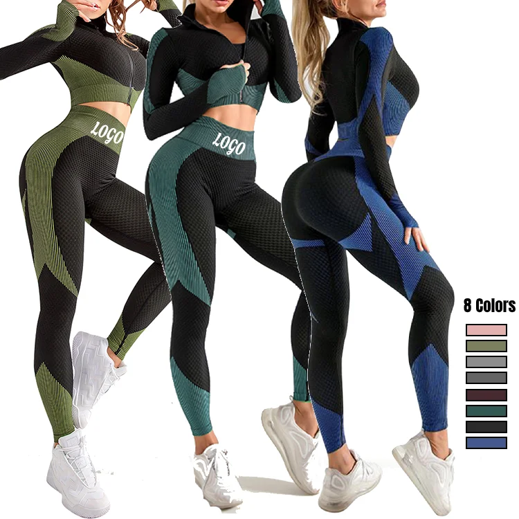 Women 2 Piece Tracksuit Breathable Comfortable Sports Wear Set Women Fitness Clothing Sport Sport Leggings Woman Yoga Set, As show
Women 2 Piece Tracksuit Breathable Comfortable Sports Wear Set Women Fitness Clothing Sport Sport Leggings Woman Yoga Set, As show