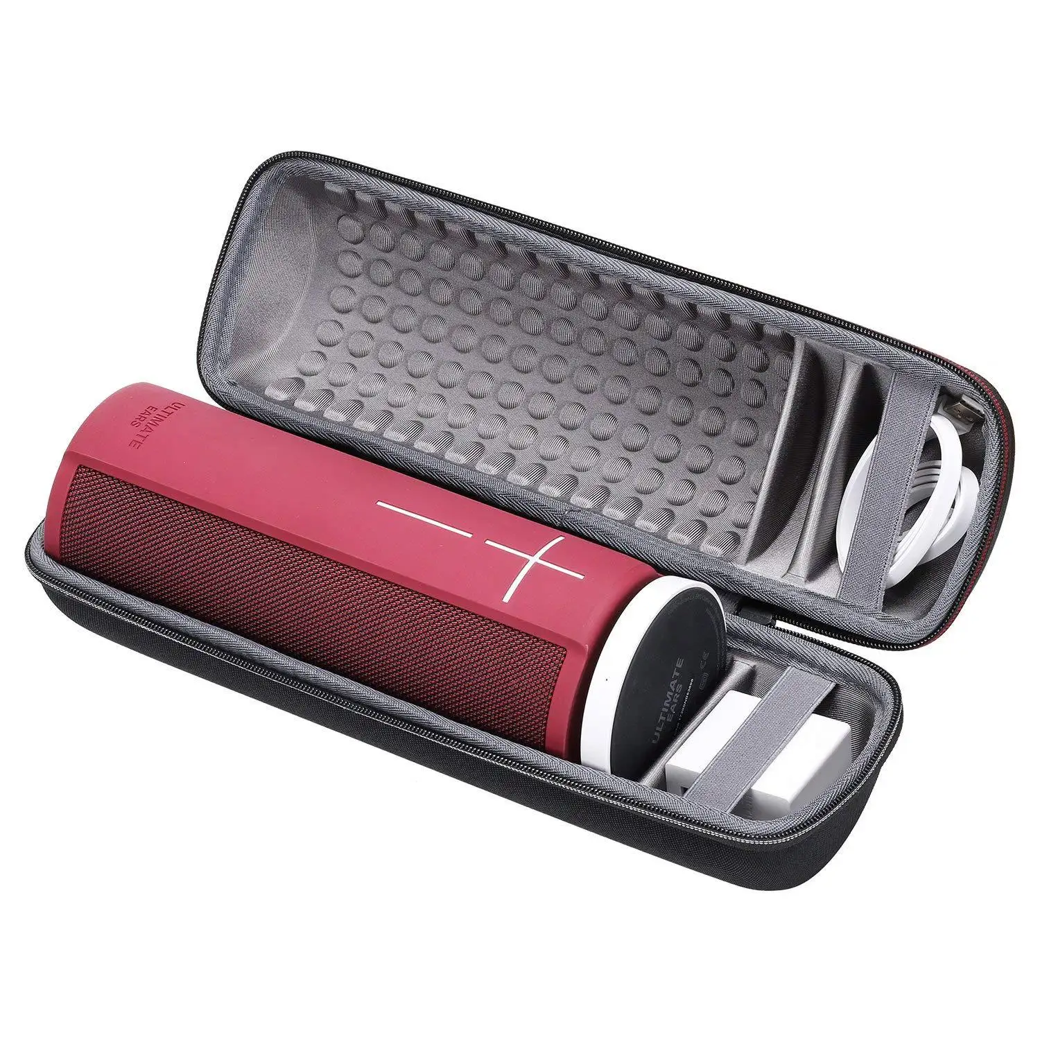 High End Custom Shockproof Eva Carrying Protective Hard Bag Handbag Hollow Travel Wireless Speaker case Fit for Jb Flip 3 details