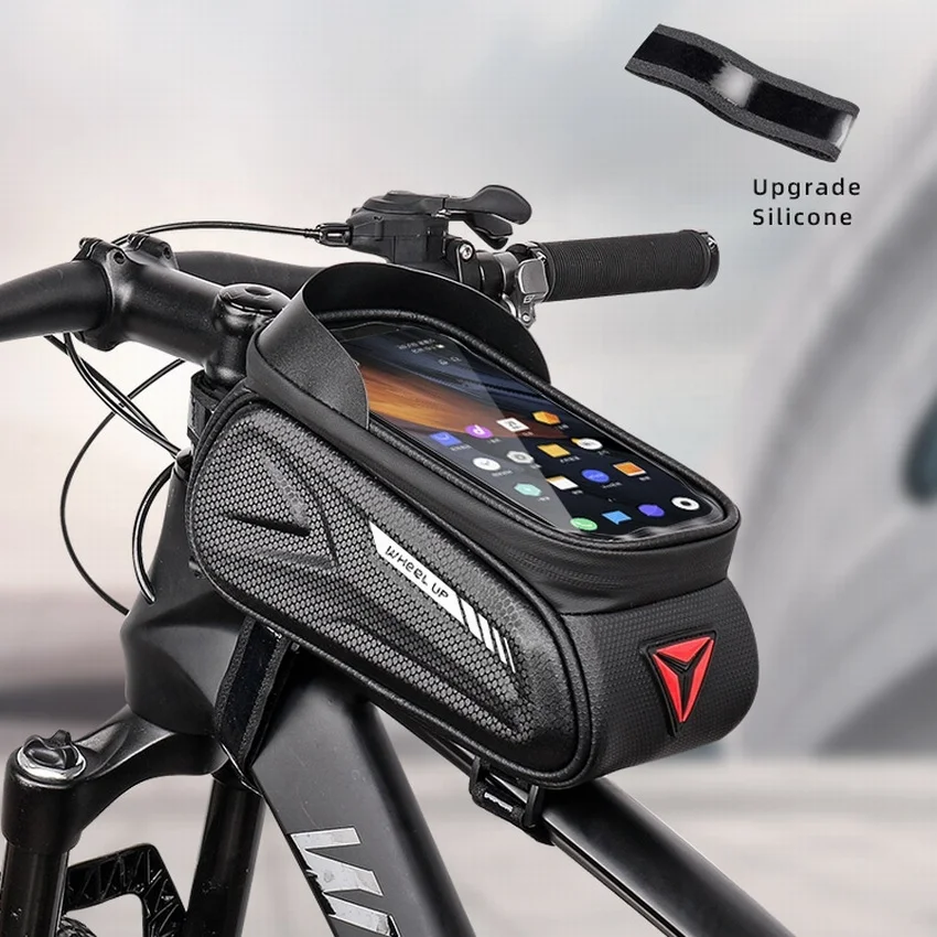 WHEEL UP 2021 New Design 7.0" Full Touch Screen Waterproof Bike Frame Bag Bicycle Bags, Black&white reflective, color reflective
WHEEL UP 2021 New Design 7.0" Full Touch Screen Waterproof Bike Frame Bag Bicycle Bags, Black&white reflective, color reflective