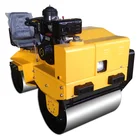 Mobile 800kg diesel gasoline motor ride on roller
