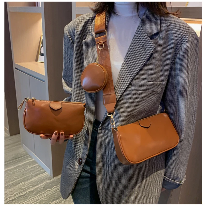 Women Shoulder Messenger Bag 3 Sets Ladies High Quality Leather Chest Bag For Shopping Bag, Black/brown/gray/green/khaki
Women Shoulder Messenger Bag 3 Sets Ladies High Quality Leather Chest Bag For Shopping Bag, Black/brown/gray/green/khaki