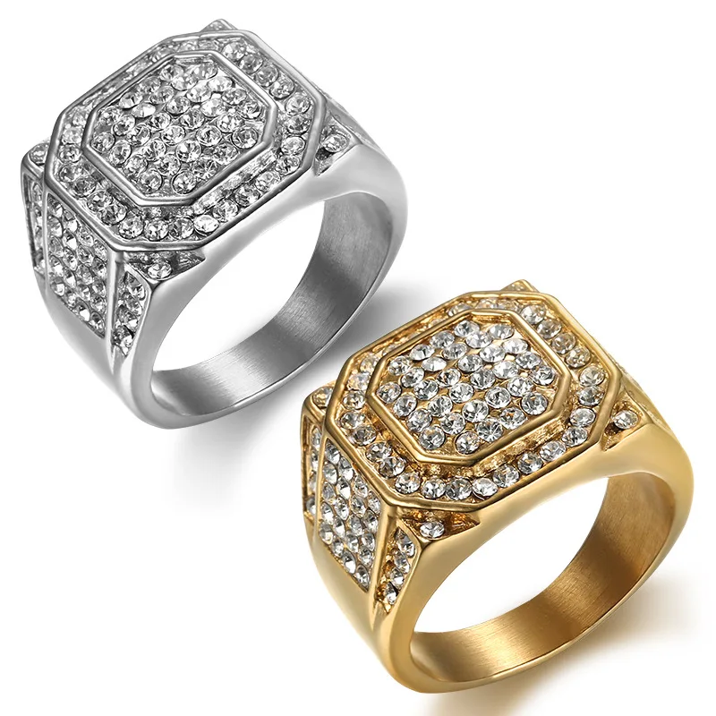 Laste Popular Classic Adjustable Trendy Ring Men 14k Gold Titanium Steel Hip Hop Full Diamond Ring Jewelry
Laste Popular Classic Adjustable Trendy Ring Men 14k Gold Titanium Steel Hip Hop Full Diamond Ring Jewelry