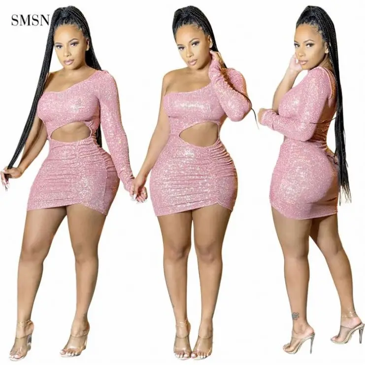 Latest Design Single Long Sleeve Backless Sexy Cut Out Short Sequin Dress Girls Party Dresses
Latest Design Single Long Sleeve Backless Sexy Cut Out Short Sequin Dress Girls Party Dresses
