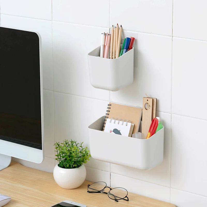 Traceless seamless wall-mounted draining storage box holder for bathroom kitchen, White
Traceless seamless wall-mounted draining storage box holder for bathroom kitchen, White