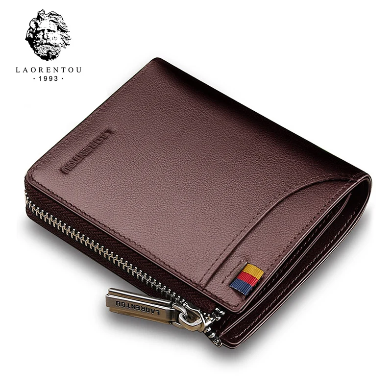 LAORENTOU Coin Purse Men Genuine Leather Bifold Wallets Zipper Card Holder Wallets Standard Purse Leather Men Short Wallet
LAORENTOU Coin Purse Men Genuine Leather Bifold Wallets Zipper Card Holder Wallets Standard Purse Leather Men Short Wallet