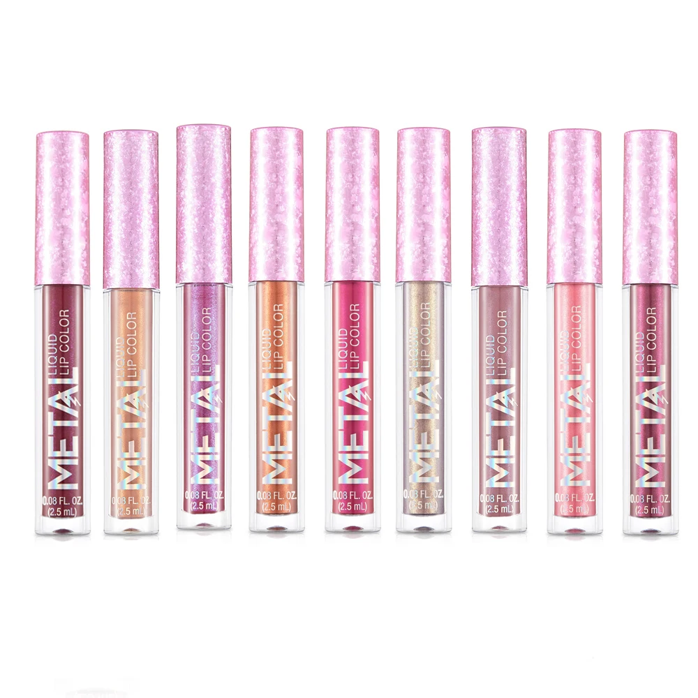 

12 Colors Matte Shimmer Liquid Lipstick High Pigment Nude Lip Tint Plumper Tintes Lipgloss Gloss Tube Missyoung Vendor