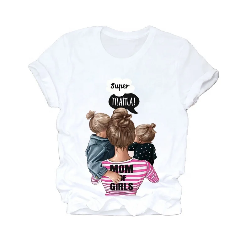 New Super Mom Shirt Family Matching T-shirt Mom Printed Short-sleeved T-shirt Women Fashion Tops
New Super Mom Shirt Family Matching T-shirt Mom Printed Short-sleeved T-shirt Women Fashion Tops