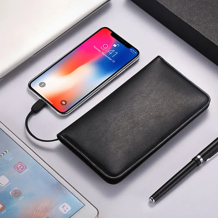 VTR Hot selling multifunctional wired&wireless charging customized PU leather powerbank wallet for men, White/brown/black,etc
VTR Hot selling multifunctional wired&wireless charging customized PU leather powerbank wallet for men, White/brown/black,etc