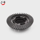Customized CNC Aluminum Turning Parts With Aluminum Forging Parts black anodized, Knurled