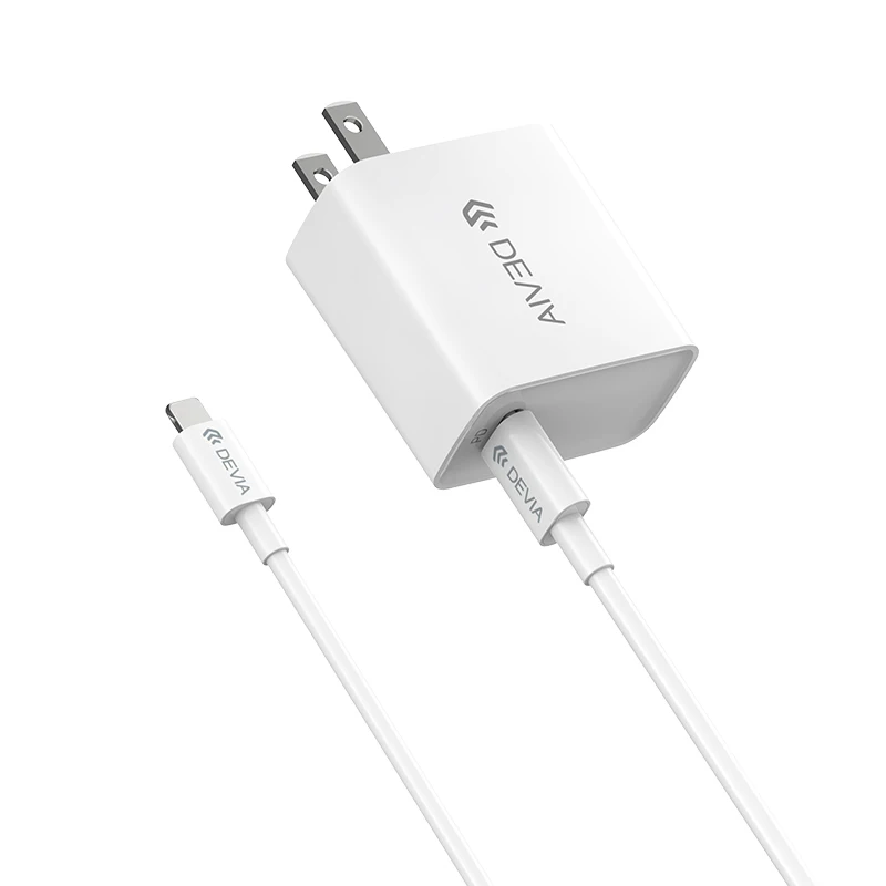 Devia magnetic pd set wall portable usb adapter fast mobile phones cable charger, White
Devia magnetic pd set wall portable usb adapter fast mobile phones cable charger, White
