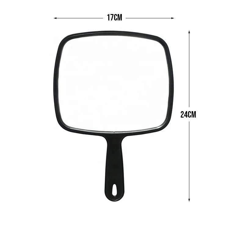 Amazon Hot Sale Private Label Barber ABS Plastic Large Wall Mirror Handheld Square Custom Salon Hand Mirror, Black
Amazon Hot Sale Private Label Barber ABS Plastic Large Wall Mirror Handheld Square Custom Salon Hand Mirror, Black