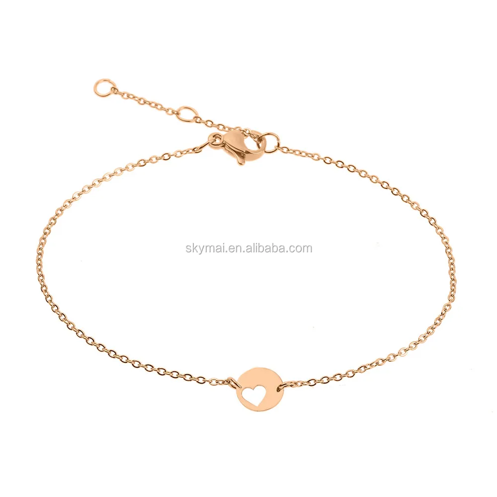 Smart designer custom heart charm bracelet make a wish bracelet set  for women jewelry