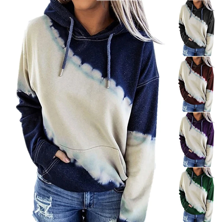 Autumn Thin Hoodies Clothes Pullover Hoodie Ladies Long Sleeve Tops Women's Pocket Sweatshirt Women Tie Dye Hoodie
Autumn Thin Hoodies Clothes Pullover Hoodie Ladies Long Sleeve Tops Women's Pocket Sweatshirt Women Tie Dye Hoodie