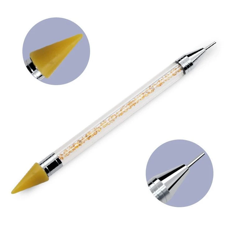 Wholesale exquisite double head silicone Nylon nail point brush for nail shop, Any color
Wholesale exquisite double head silicone Nylon nail point brush for nail shop, Any color