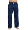 Wholesale Custom Cotton Mens Sleepwear High Quality Flannel Plaid Long Pajamas Pants