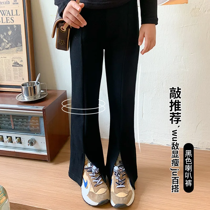 2022 autumn new arrival infant baby split pant toddler kids girls solid black trousers JJG2-58027
2022 autumn new arrival infant baby split pant toddler kids girls solid black trousers JJG2-58027
