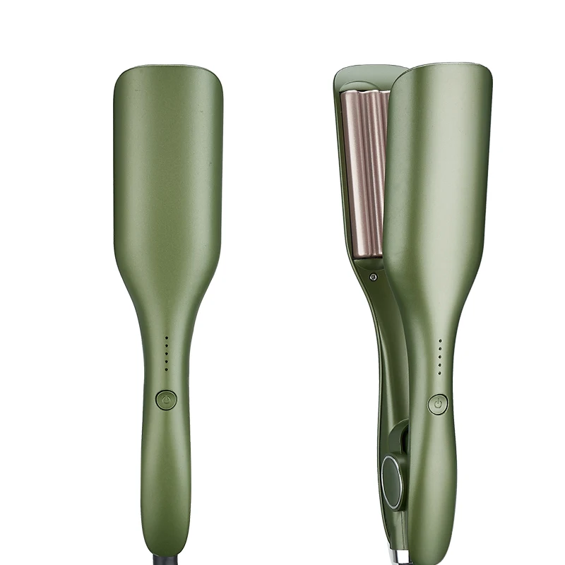 Professional electric custom curling iron waver curler hair barber ceramic hair curler, Green
Professional electric custom curling iron waver curler hair barber ceramic hair curler, Green