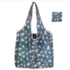 Large 50LBS groceries bags with pouch bulk ripstop waterproof machine washable nylon shopping bag
