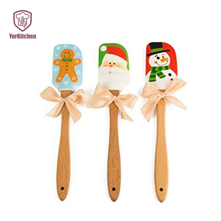 Christmas Silicone Scraper Cake Decorating Christmas Printed Spatula Christmas Utensils
Christmas Silicone Scraper Cake Decorating Christmas Printed Spatula Christmas Utensils