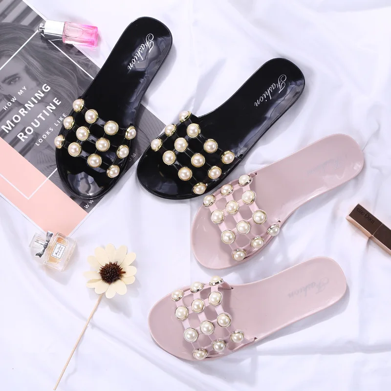 2021 Fashion PVC Ladies Jelly sandals Outdoor Beach Crystal Women Slides Slippers, 2 colors
2021 Fashion PVC Ladies Jelly sandals Outdoor Beach Crystal Women Slides Slippers, 2 colors
