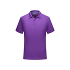 Wholesale Summer Custom Printed Logo Short Sleeve Fast-Drying Men's Polo Shirts in Pure Color