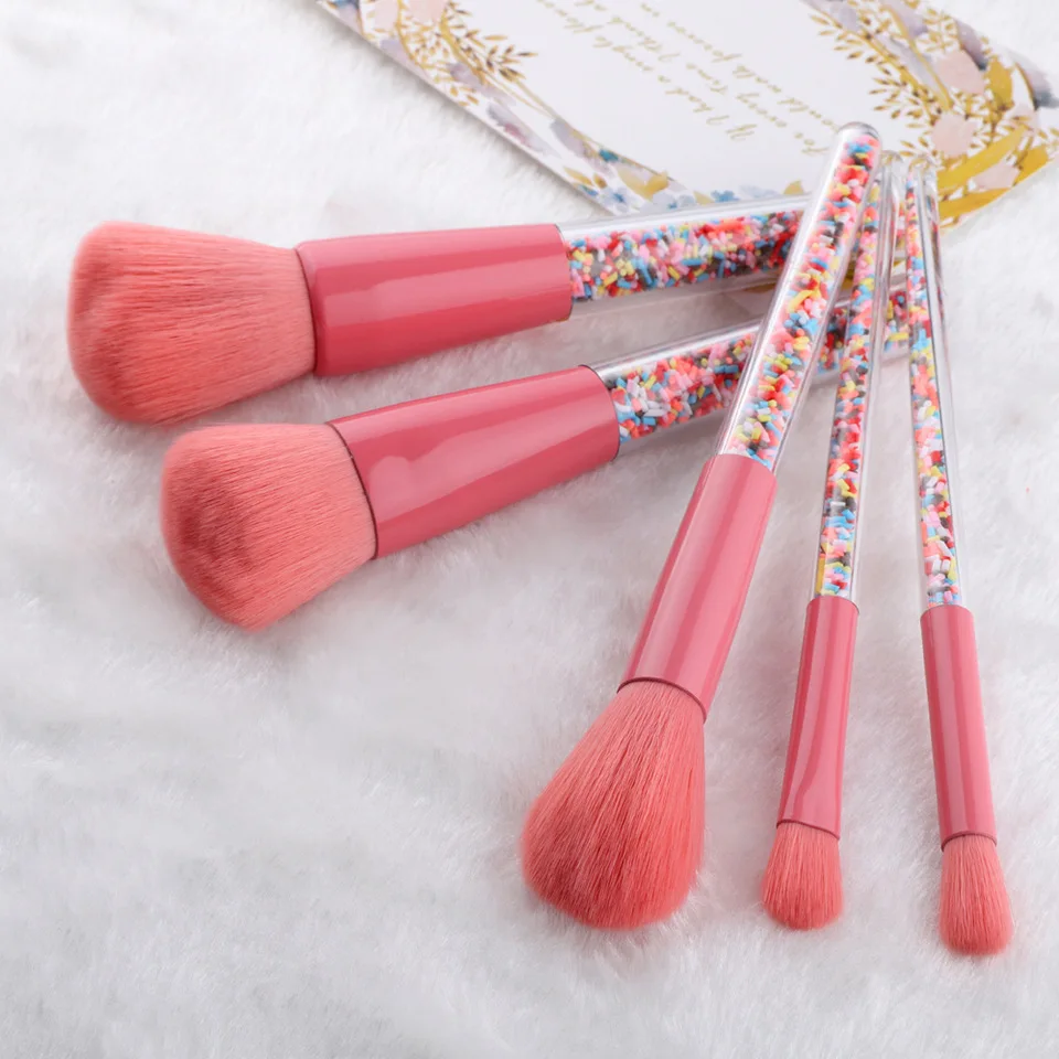 Professional 5 Pcs Cosmetic brushes Pink Candy Color Foundation Brushes High Quality Makeup Brush Set wholesale
Professional 5 Pcs Cosmetic brushes Pink Candy Color Foundation Brushes High Quality Makeup Brush Set wholesale
