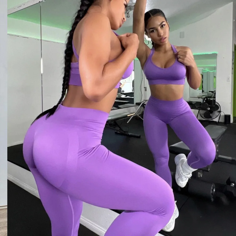 Women's Leggings Push Up Leggings Gym Woman Scrunch Butt Legging Sport Seamless Yoga Pants Bras Workout Clothing
Women's Leggings Push Up Leggings Gym Woman Scrunch Butt Legging Sport Seamless Yoga Pants Bras Workout Clothing