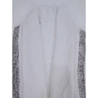 Design Blouse Women Autumn Stripe Design Cardigan Simple Blouse For Women Plain Black And White Design Cardigan