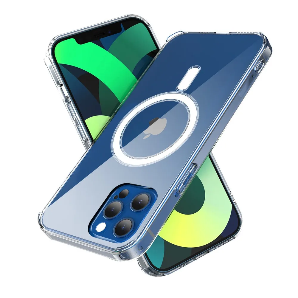 For Apple 12 magnetic suction For iphone13 PRO Max transparent mobile phone case inside the anti-fall protective cover
For Apple 12 magnetic suction For iphone13 PRO Max transparent mobile phone case inside the anti-fall protective cover