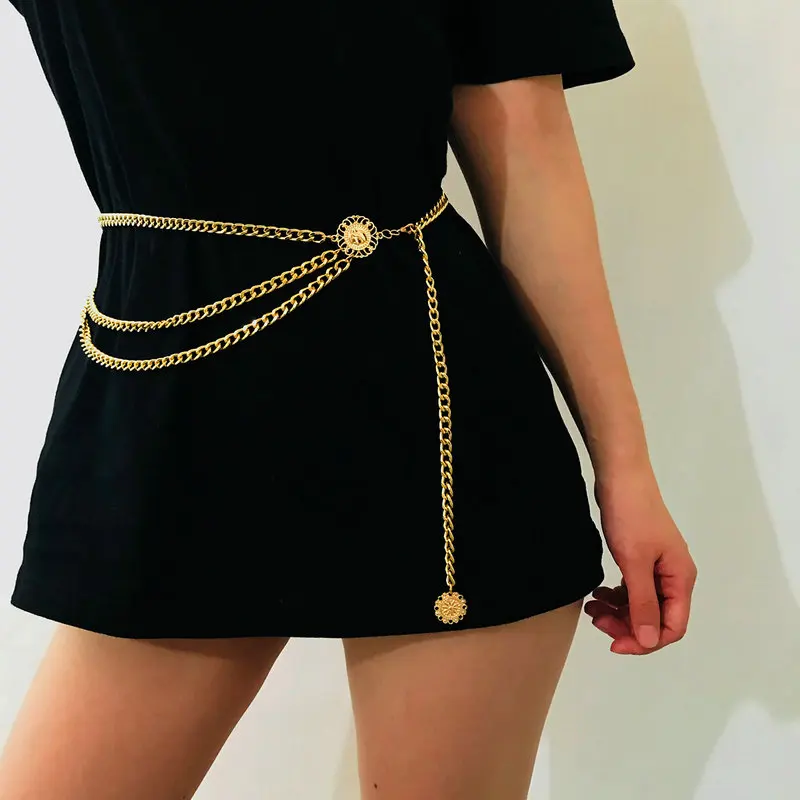 Wholesale retro multi layer gold tassel sexy women belt waist chain, Gold / silver
Wholesale retro multi layer gold tassel sexy women belt waist chain, Gold / silver