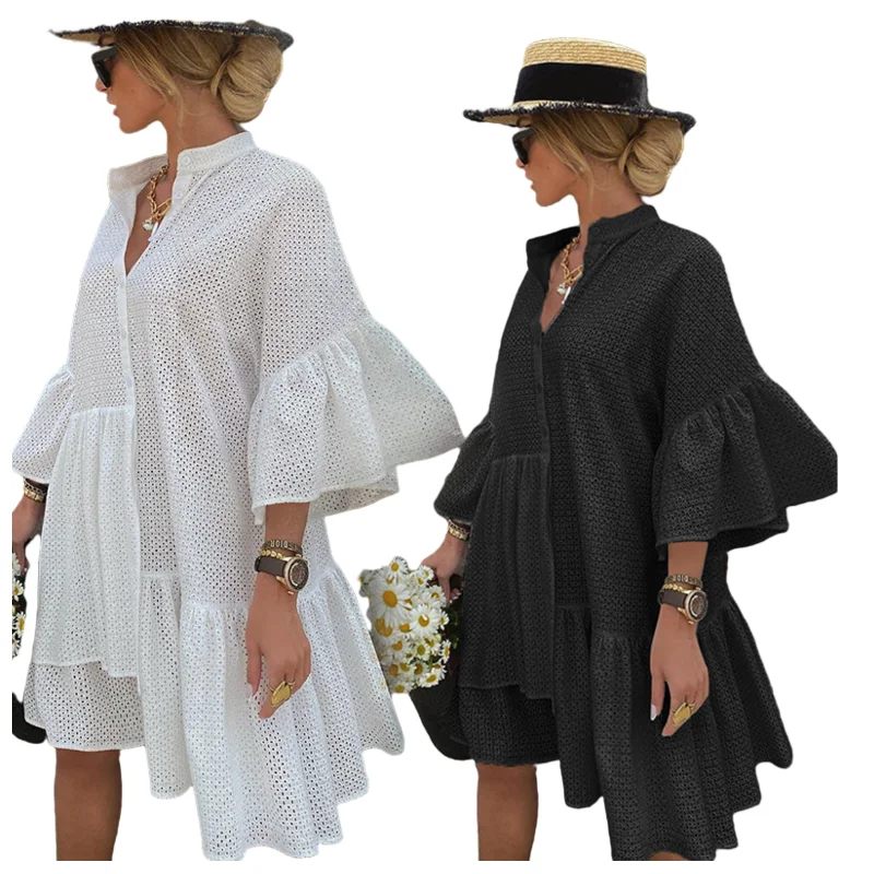 2021 newOL temperament commuter stand-up collar plum-size white irregular women's dress
2021 newOL temperament commuter stand-up collar plum-size white irregular women's dress