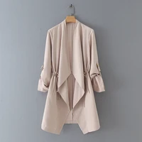 High street style design open stitch foldable sleeve autumn women's jackets & coats
High street style design open stitch foldable sleeve autumn women's jackets & coats