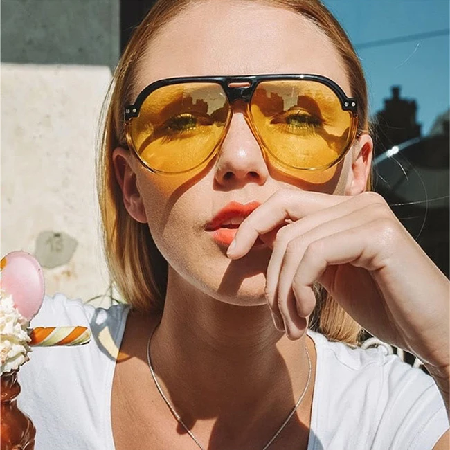 UV400 High fashion personality double beam sun glasses trendy women men shades sunglasses
UV400 High fashion personality double beam sun glasses trendy women men shades sunglasses