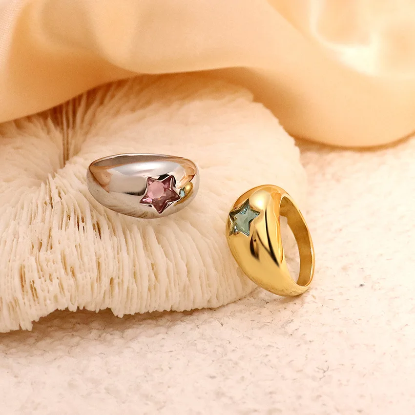 2023 Europe and America Rings High Quality Design Rings Star Micro-set Zircon Rings For Women men
2023 Europe and America Rings High Quality Design Rings Star Micro-set Zircon Rings For Women men