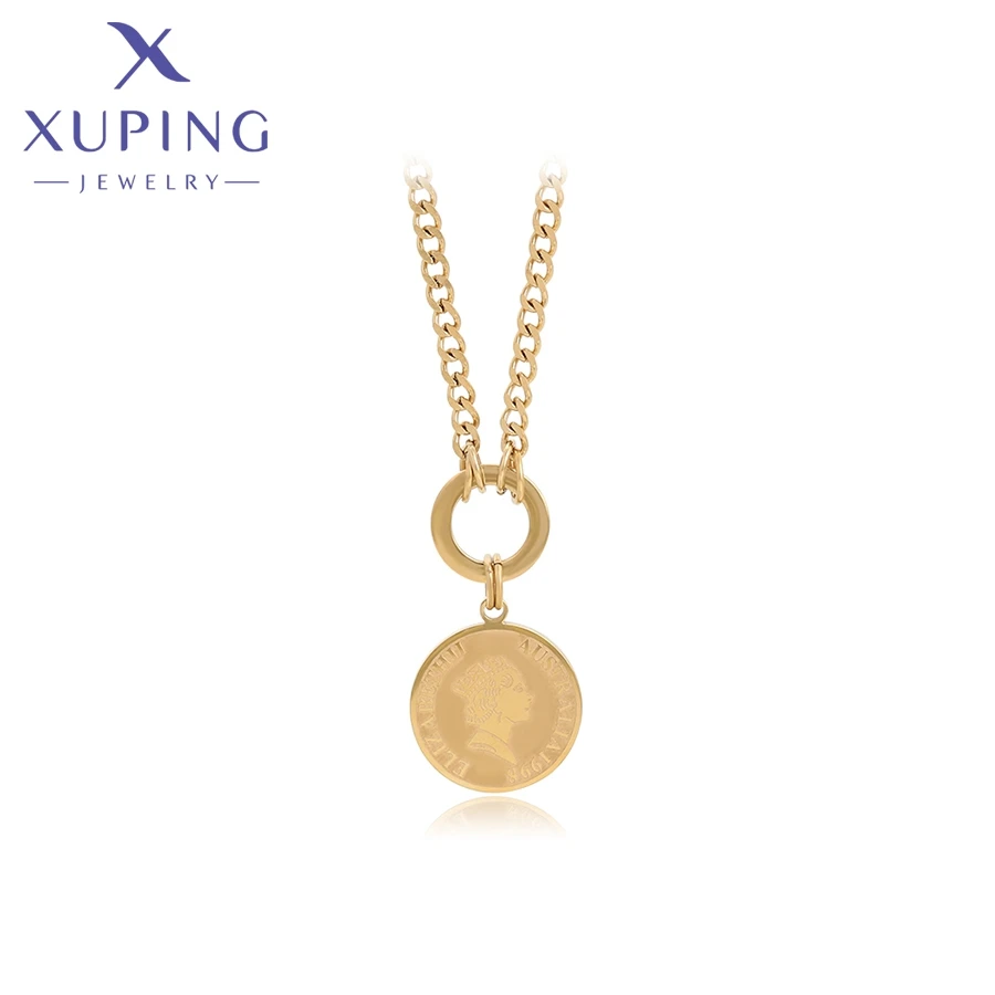A00903302 xuping jewelry Fashion Hot Sale Simple Necklace 14K Gold Color Exquisite Elegant Luxury Women Temperament Necklace
A00903302 xuping jewelry Fashion Hot Sale Simple Necklace 14K Gold Color Exquisite Elegant Luxury Women Temperament Necklace