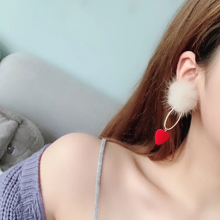 Autumn winter new fashion s925 silver needle heart shape earring woman heart earring charms, Red, grey
Autumn winter new fashion s925 silver needle heart shape earring woman heart earring charms, Red, grey