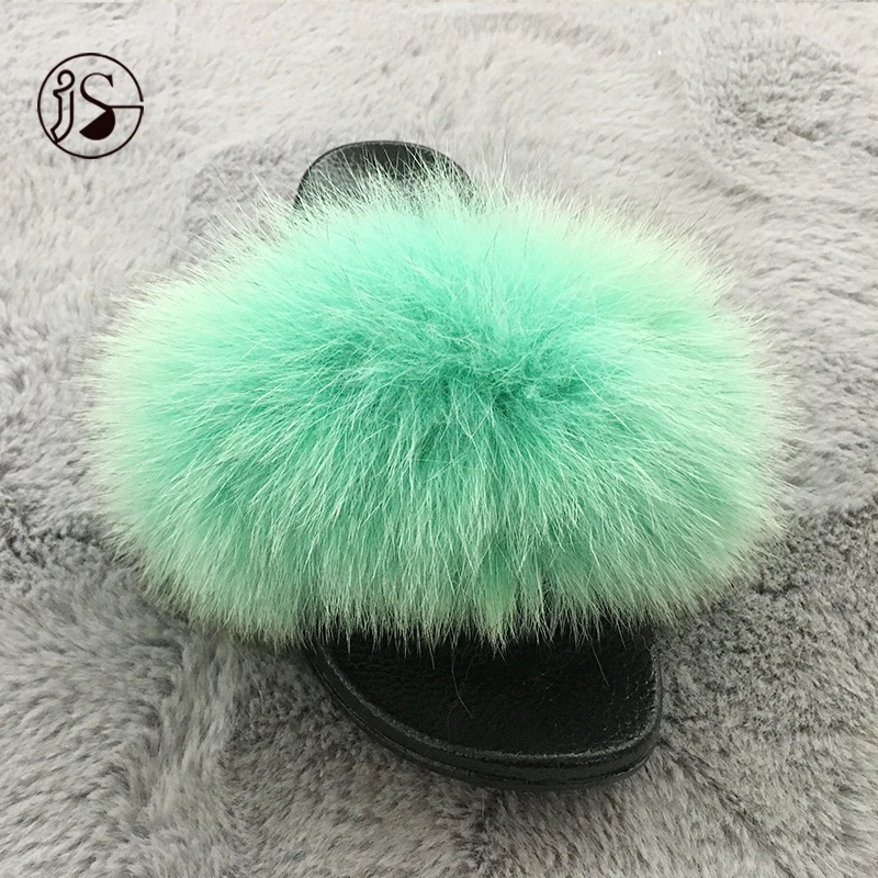 Ladies slippers 2020 factory direct real fox fur slides outdoor slides women, Picture
Ladies slippers 2020 factory direct real fox fur slides outdoor slides women, Picture