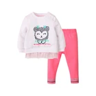 Factory Direct Sales Baby Clothes Clothing Sets Children cute print Girl Clothes Set