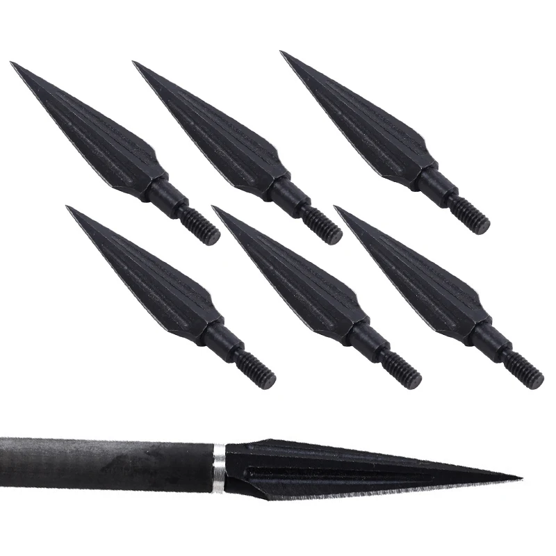 6pcs Carbon Steel Arrow for Hunting Bow Arrow Target Shooting
6pcs Carbon Steel Arrow for Hunting Bow Arrow Target Shooting