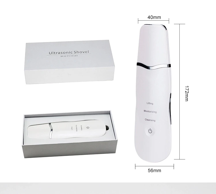 Multifunction Facial Beauty Machine Ultrasonic Vibrating Skin Care Facial Skin Scrubber, White, black
Multifunction Facial Beauty Machine Ultrasonic Vibrating Skin Care Facial Skin Scrubber, White, black