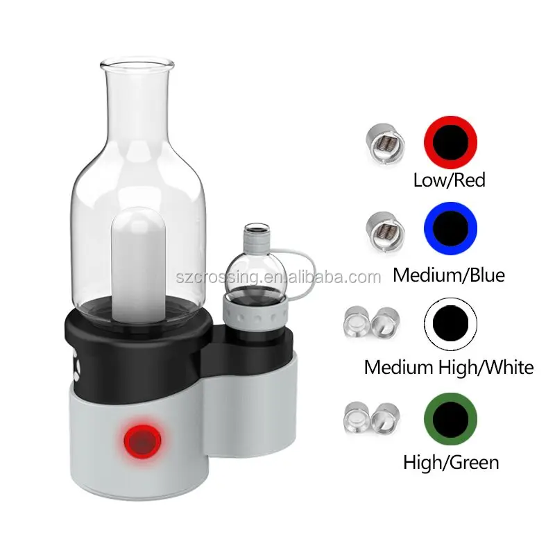 First-Ever Smart Rig Maximum 3050mah crossing Core wax enail glass Device vaporizer Electric Wax vape pen in stock