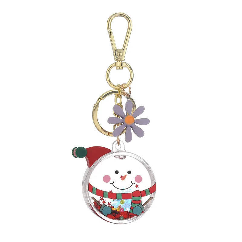 Cute Art Gifts Custom Print Acrylic Water Spangle Keyring Liquid Glitter Christmas Keychain
Cute Art Gifts Custom Print Acrylic Water Spangle Keyring Liquid Glitter Christmas Keychain