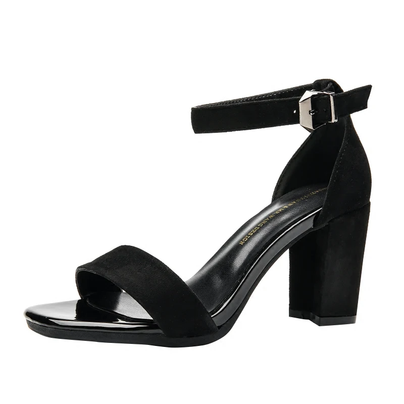 2021 hot New korean block short heel shoes high heel sandals for women and ladies suede ankle wrap women's sandals
2021 hot New korean block short heel shoes high heel sandals for women and ladies suede ankle wrap women's sandals