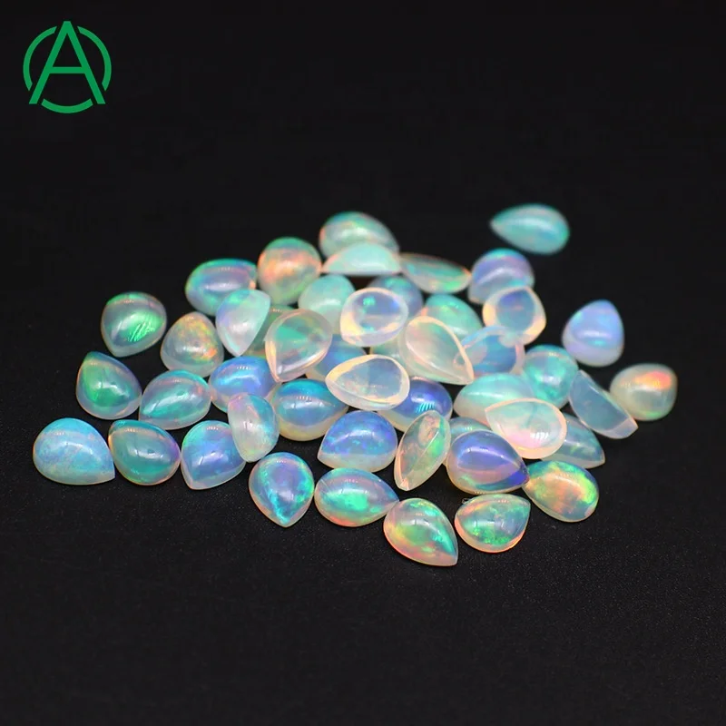 ArthurGem Wholesale Natural Rainbow Fire Opal Pear Shape Cabochons Loose Gemstone Cabochons for Jewelry Making
ArthurGem Wholesale Natural Rainbow Fire Opal Pear Shape Cabochons Loose Gemstone Cabochons for Jewelry Making