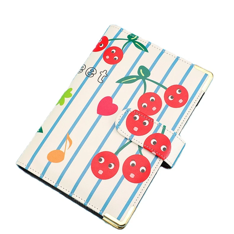 New design A6 Loose-leaf budget Color print notebook Cute fruit notebook leather PU notebook binder book
New design A6 Loose-leaf budget Color print notebook Cute fruit notebook leather PU notebook binder book