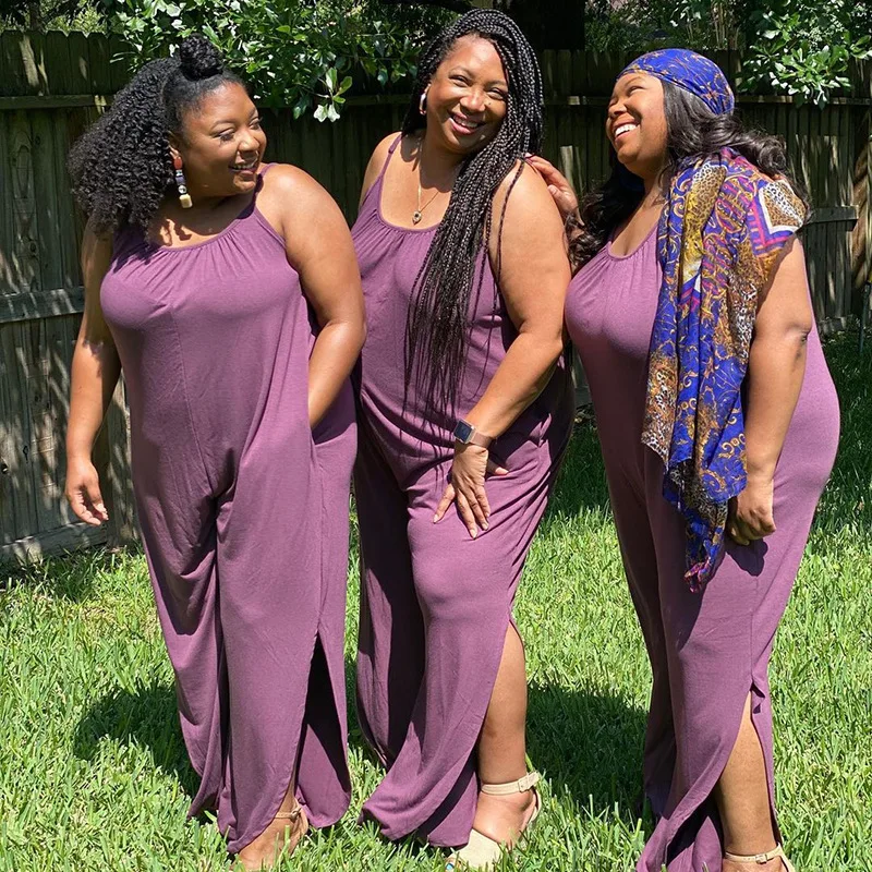 Yiwu Haolai Summer Casual Loose Solid Color Plus Size Jumpsuits Women Clothing 2021 With Pockets
Yiwu Haolai Summer Casual Loose Solid Color Plus Size Jumpsuits Women Clothing 2021 With Pockets