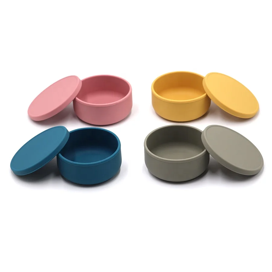 BPA free Food grade Portable leakproof custom round silicone lunch bowls with lid for baby kids silicone lunch container
BPA free Food grade Portable leakproof custom round silicone lunch bowls with lid for baby kids silicone lunch container