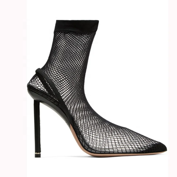 Neue stil, mode, europa stilettos socke hohe ferse sandalen für frauen